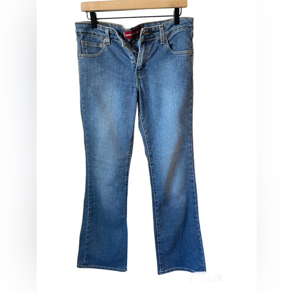 Levi’s junior size 9 super low bootcut denim jeans med wash. - Picture 1 of 10